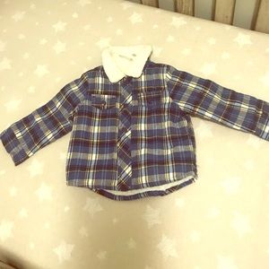Koala Kids Plaid Fleece Lined Jacket